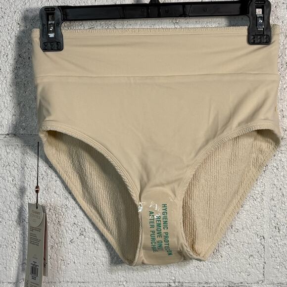 CALIA Women's Wide Banded High Rise Swim Bottoms sand XS - Picture 3 of 5